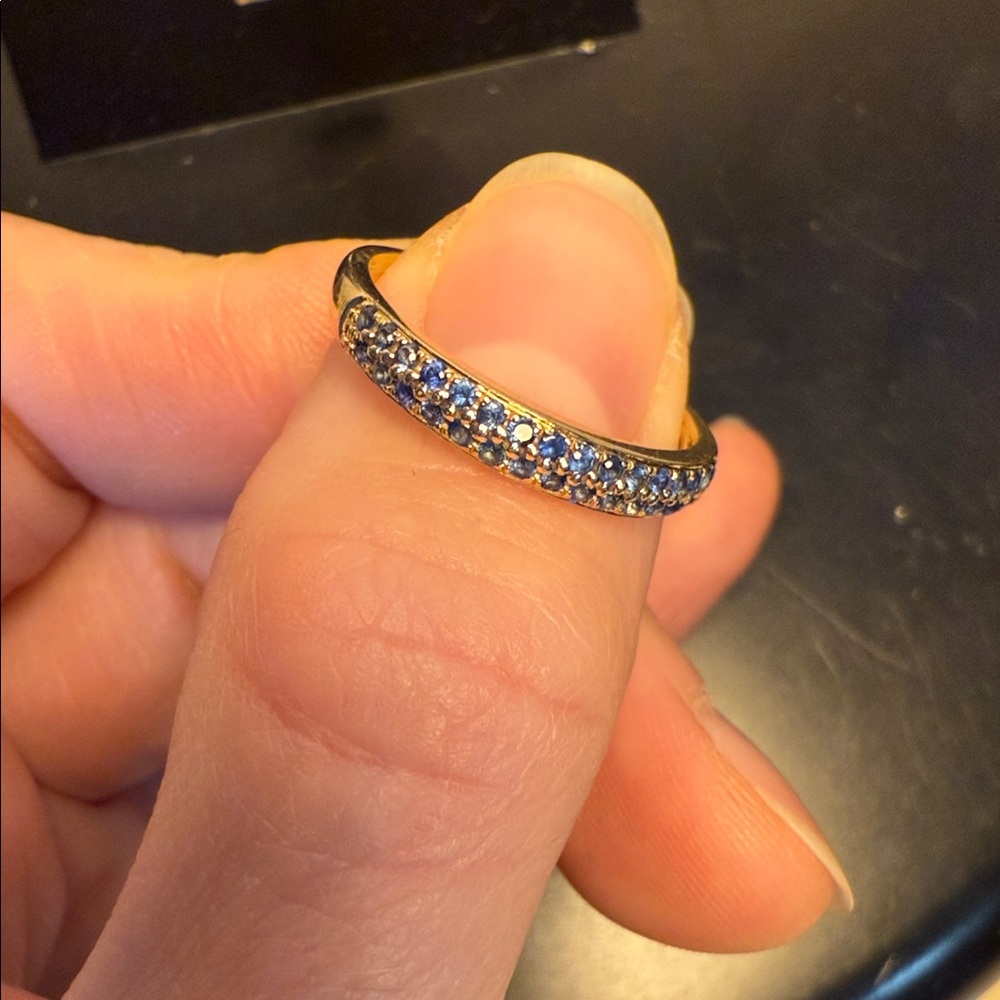 Sapphire and Gold Women's Ring